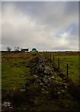 NX2863 : Stane Wall and Fence by Andy Farrington