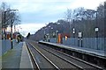 Towards Liverpool, Halewood railway station