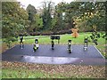 Exercise machines in Solitude Park