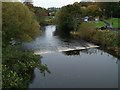 Weir on the River Bann in Solitude Park