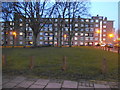 Block of flats on Horne Way, Putney