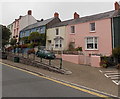 Colourful Main Street houses in Pembroke