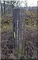 Trans Pennine Trail Marker at Cortonwood, Brampton, near Barnsley