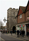 TR1557 : St.George's Tower, Canterbury by Peter Trimming
