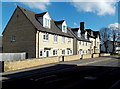 Houses near the SE end of Cashes Green Road, Stroud