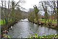 Looking down the river Mole from Head Bridge