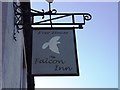 Sign for the Falcon Inn Poulton