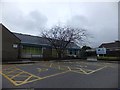 School buildings and car park, St Just