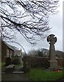 Sancreed war memorial and gateway to the churchyard