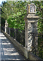 Gate piers, Bathwick Hill, Bath