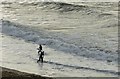 SX3553 : Hardy surfers at Finnygook Beach by Rob Farrow