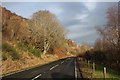 A82 looking north near the John Cobb Memorial 