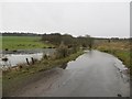 Flooded road, Drumtassie