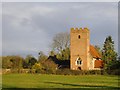 Hitcham parish church, from the west