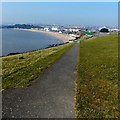 Path from Pioden M?r to the edge of The Promenade in Barry Island