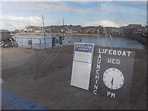 SW5140 : St. Ives: lifeboat station reflections by Chris Downer