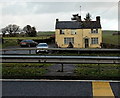 Primrose Green house on the north side of the A40 in Raglan