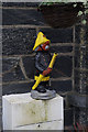 Fireman statue on Rhes Gethin, Betws-y-Coed