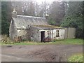 Derelict cottage near Keillour