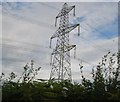 Pylon, east of Hundleton