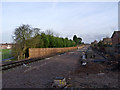 Looking north from Ruddington Lane tram stop