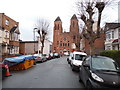 St Ignatius Church on Tottenham High Road from Norfolk Avenue