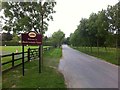 Approach to Bhaktivedanta Manor