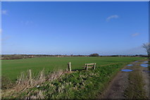 SK7584 : Seat on Muspit Lane, with a view of North Wheatley by Tim Heaton