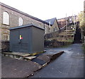 Electricity substation alongside Carmel chapel, Penrhiwceiber