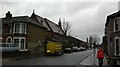 View of St Alban the Great Ilford church and the Ilford Islamic Centre Mosque from Albert Road