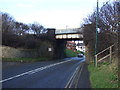Railway bridge over High Street, (A1085)