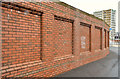 Wall, Broadway roundabout, Belfast