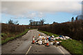 Fly tipping, Flanchford Road