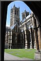 SK9771 : West towers, Lincoln Cathedral by Philip Halling