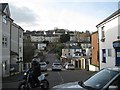 Coombe Park Road seen from its junction with Coombe Vale Road, Teignmouth