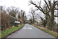 Approaching Bishops Wood on Kiddemore Green Road