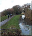 Cycling towards Risca from Rogerstone, Newport