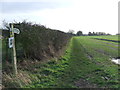 Footpath And Sign