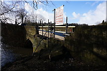 SK2168 : Medieval bridge damaged by Peter Barr