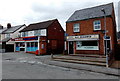 SO7944 : Shops on the corner of Dukes Way, Malvern by Jaggery