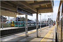 TQ3769 : EMU seen departing Beckenham Junction Station from charter train by Roger Templeman