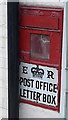SO7038 : Disused Post Office letter box in Ledbury by Jaggery