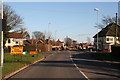 Hallholme Bridge is closed: diversion signs in North Somercotes