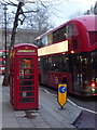 TQ2980 : London: phone boxes on Charing Cross Road by Chris Downer