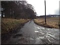 Road junction near Meikle Wartle