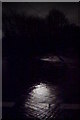 Moon-lit flooding in Hensting Lane