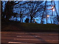 The base of Crystal Palace transmitter from College Road