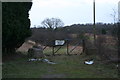 Land next to the disused railway trackbed at former Cotham Station