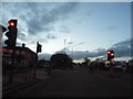 Lights on Southend Lane at the junction of Stanton Way