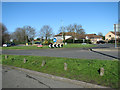 Roundabout on Elm Tree Road (A1117)